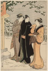 Matsuchi-Hügel nach Schneefall