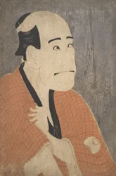Arashi Ryuzo I als Ishibe Kinkichi im Stück Hana Ayame Bunroku Soga, 1794