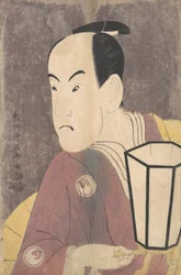 Bando Hikosaburo III als Sagisaka Sanai im Stück Koinyobo Somewake Tazuna, 1794