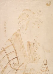Der Schauspieler Matsumoto Koshiro als Banzuin Chobei