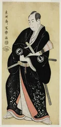 Der Schauspieler Sawamura Sojuro III als Nagoya Sanza Motoharu