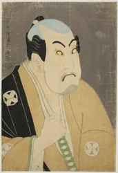 Der Schauspieler Tanimura Torazo als Washizuka Hachiheiji