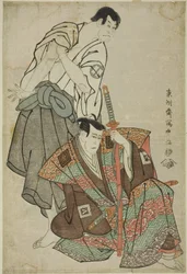 Die Schauspieler Ichikawa Yaozo III