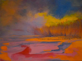 Tangerine Traumlandschaft 2, 2024