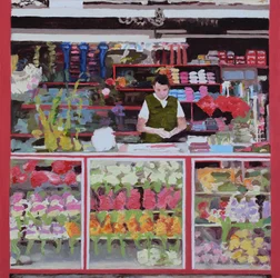 Blumenstand (Bogotá, Kolumbien), 2016