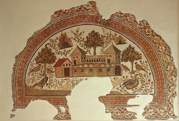 Landhaus in Tabarka (Mosaik)