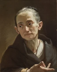 Kopf einer alten Frau