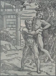 Herkules und Antäus