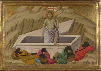 Die Auferstehung aus der Basilika Santa Croce, Florenz, um 1324-1325