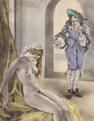 Brunelleschi-Illustration für Contes et Nouvelles de La Fontaine