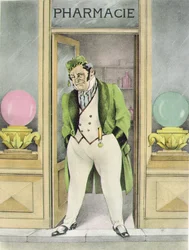 Der Apotheker Homais, Illustration für 