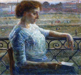 Die Schwester am Balkon
