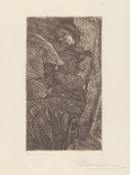 Lesende Frau