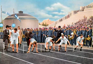 100-Meter-Sprint bei den Olympischen Spielen, Athen, 1896, 1936
