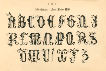16. Jahrhundert. Aus italienischem Manuskript, 1862