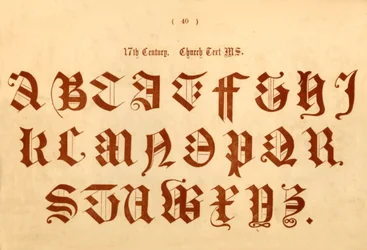 Kirchentext des 17. Jahrhunderts, 1862