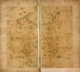 Erste Karte von Shaanxi