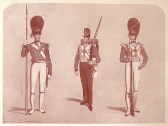 1. oder Grenadierregiment der Garde im Jahr 1815
