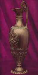 Eine 20-Karat-Goldampulle oder Salbungsgefäß mit Abbild der Magdalena, 1803