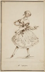 Eine Balletttänzerin, Mademoiselle Leclerc