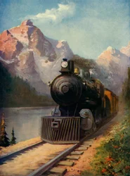 Ein Canadian Pacific Transcontinental Express, 1930