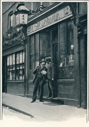 Ein chinesischer Laden, Limehouse, London, um 1900 1901