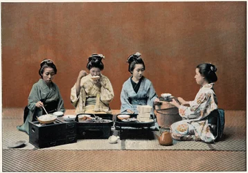 Ein Speisezimmer, ca. 1890