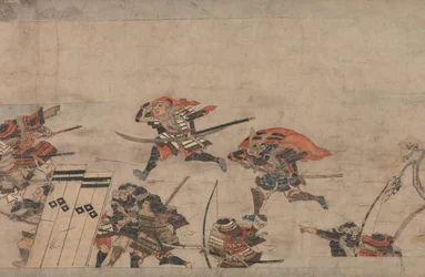 Eine lange Geschichte für eine Herbstnacht Aki no yo nagamonogatari, ca. 1400