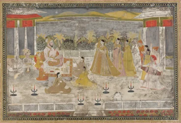 Eine Palastszene, 18. Jahrhundert