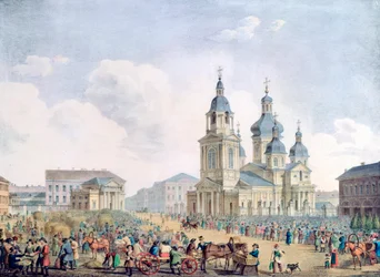 Eine russische Stadt, 19. Jahrhundert
