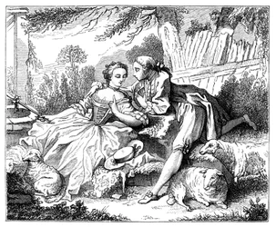 Eine Schäferin, 1885