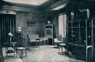 Ein Salon von E. Colonna, 1900