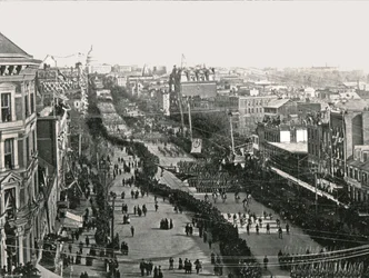 Ein Festtag in der amerikanischen Hauptstadt, Washington DC, USA, 1895