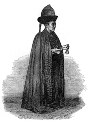 Ein Lama, Tibet, 19. Jahrhundert