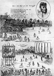 Ein Andenken an James Southertons Benefiz-Cricketspiel, 19. Jahrhundert, 1912