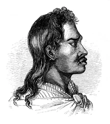 Ein Eingeborener von Tahiti