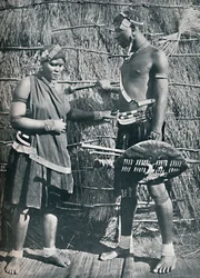 Ein Paar Zulu-Liebende, 1912