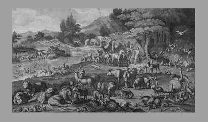 Adam benennt die Schöpfung, 1818