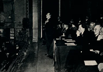 Ansprache bei einer öffentlichen Versammlung im Finsbury Park, 1924, 1945