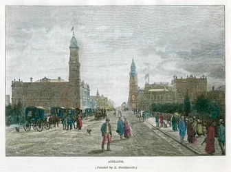Adelaide, Südaustralien, Australien, ca. 1890