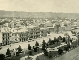 Adelaide, vom Post Office Tower, 1901