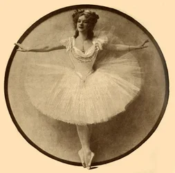 Adeline Genée, eine exquisite Ballett-Tänzerin der alten Schule, 1910
