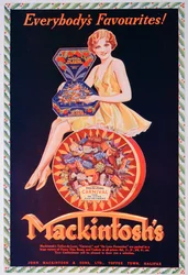 Werbung für Mackintosh Toffee, 1932