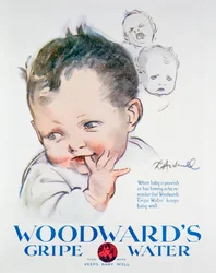 Werbung für Woodwards Gripe Water
