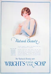 Anzeige für Wrights Coal Tar Soap, 1925
