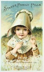 Werbung für Shaker Family Pills