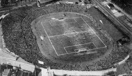 Luftaufnahme von Stamford Bridge, Stadion des Chelsea Football Club, London, ca. 1922