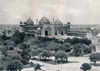 Agra. Die Jumma Musjid, um 1910