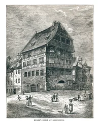 Albrecht Dürers Haus, Nürnberg, Deutschland