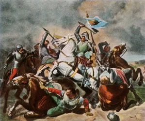 Albrecht Achilles im Kampf gegen die Nürnberger, 1450, 1936